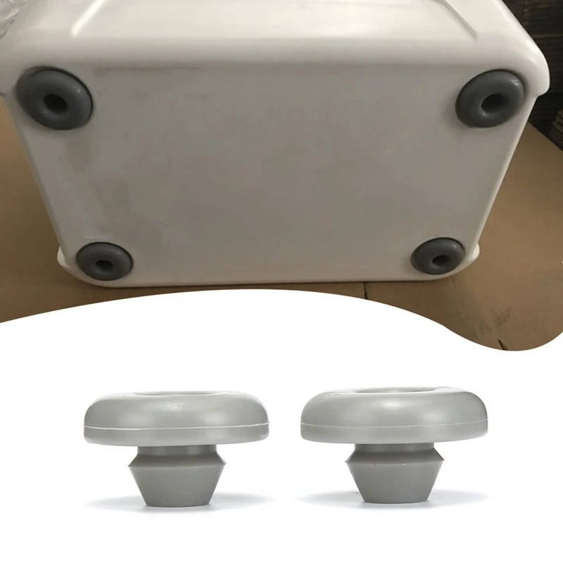 4 Pcs Rack Replacement Cooler Feet, Non-Slip Rubber Feet For RTIC Coolers 20Qt-Y47A