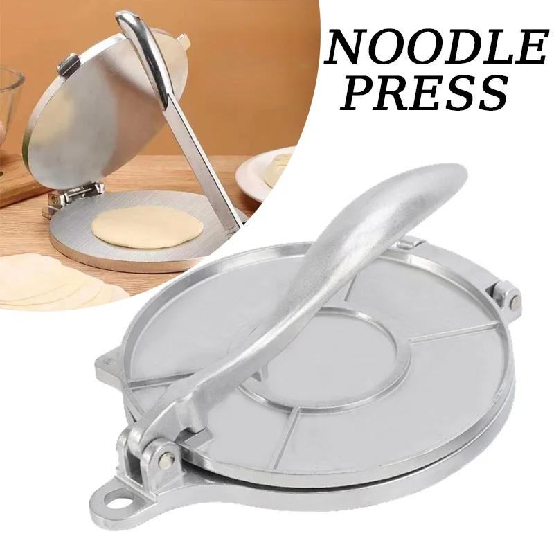 Tortilla Press 1pc Tortilla Press Maker Aluminium Alloy Manual Corn Tortillas Dough Pressing Tools Kitchen Bakeware Cooking Accessories