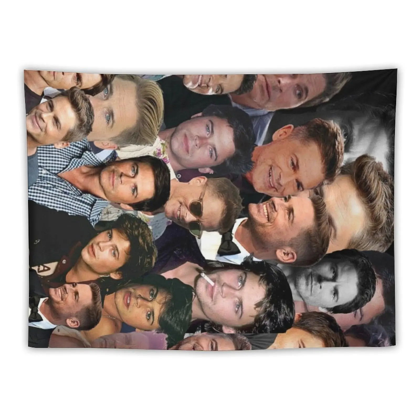 

rob lowe photo collage Tapestry Korean Room Decor Wall Decoration Home Decor Accessories Room Decoration Accessories Tapestry