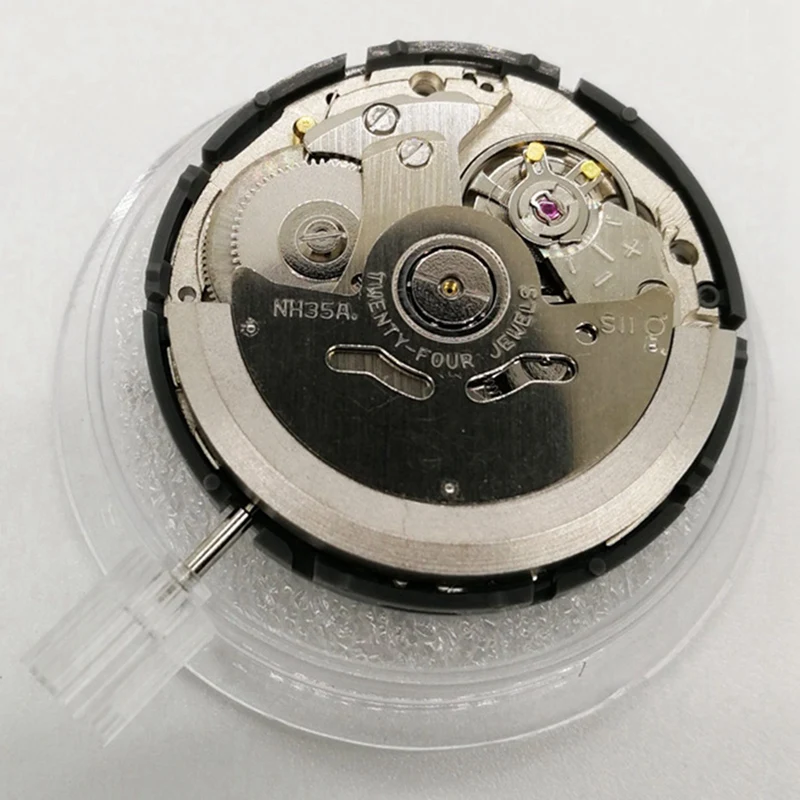 10X NH35 Movement Day Date Set High Accuracy Automatic Mechanical Watch Wrist