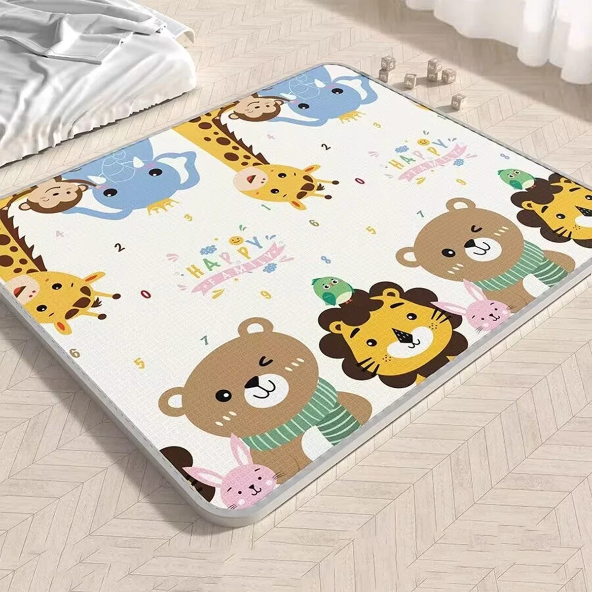 Baby Play Mat Thicken 1/0.5cm Educational Children's Carpets in The Nursery Climbing Pad Kids Rug Activitys Games Non-Toxic Toys