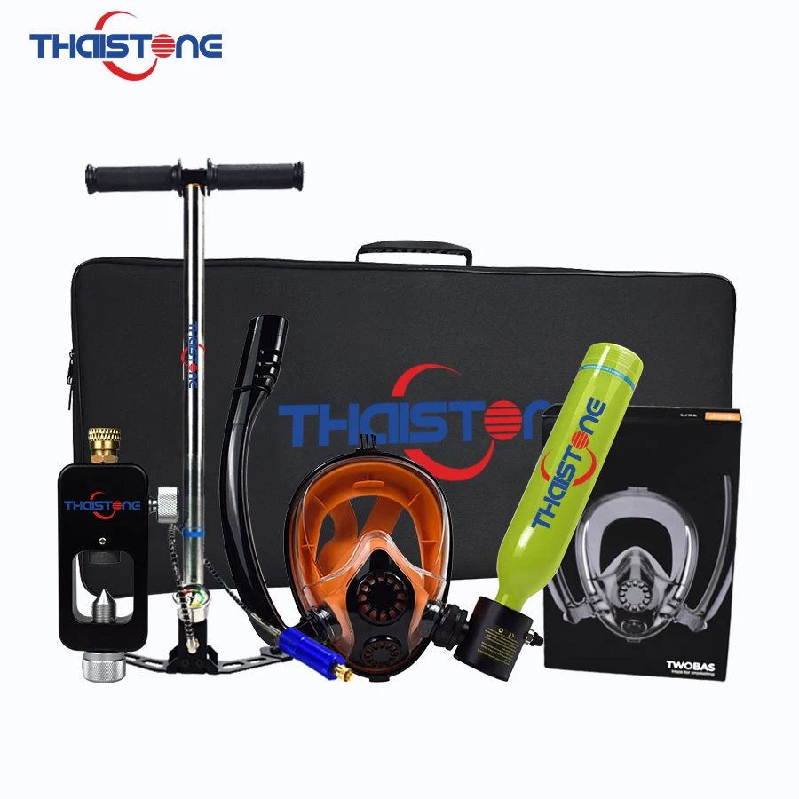 0.5L Mini Scuba Diving Tank Diving Mask Snorkel Air Snorkeling