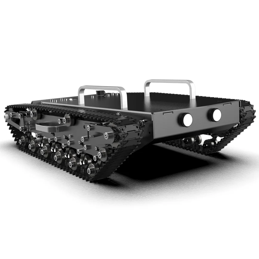 

Construction machinery parts MT-200/400/500 Small crawler robot chassis Metal Track Load 4/15/20KG