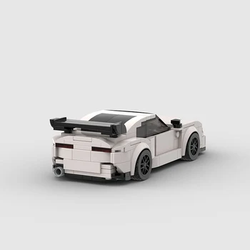 Supra MK4 City MOC Car Racing Model Building Block Technical Speed Champions Super Race F1 Vehicle brick toy Christmas Gift 5