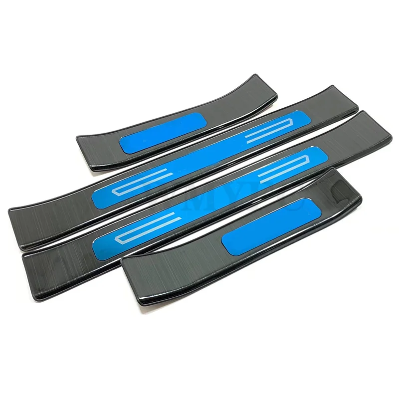 

For Haval Dargo Car Accessories Door Sill Protector Scuff Plate Auto Threshold Sticker Guards Pedal Trim 2021 2022 2020 2023