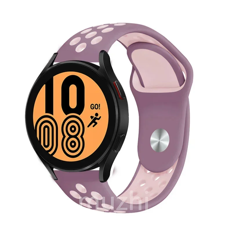 Universal Silicone Sport Band - Adjustable 20mm/22mm Bracelet Strap