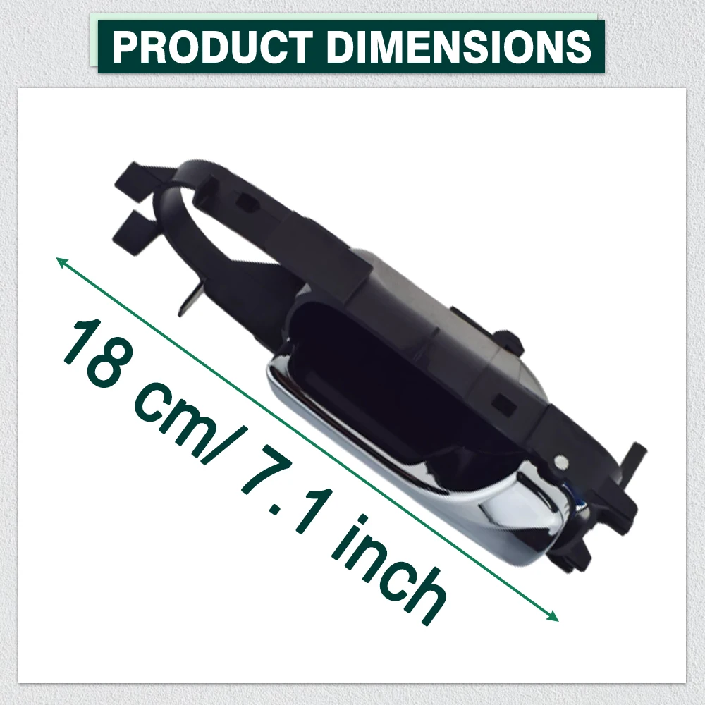 Maniglia per porta interna anteriore posteriore sinistra destra per Chevrolet Optra/Lacetti Suzuki Forenza Wagon 5 porte Hatchback 2004-2007 - immagine 5