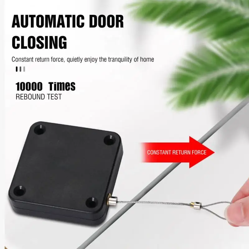 Automatic Sensor Door Closer Punch-free Adjustable Surface Door Stopper Automatically Close Bracket Closer Home Improvement door closer door stopper