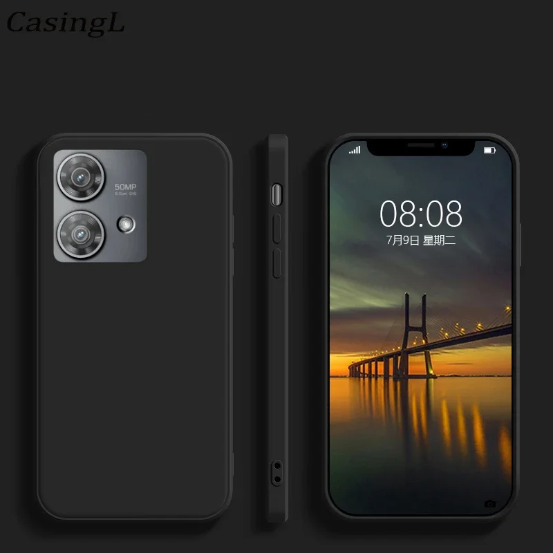 For Motorola Edge 40 Neo 5G Case Solid Color Matte Frosted