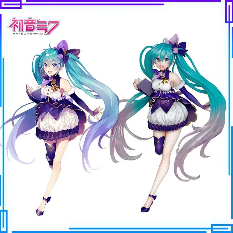 

Taito Original Hatsune Miku Figure Anime Action Figures 39 Vocaloid V Singer Model Kits 3rd Season Winter Ver. Doll Collection