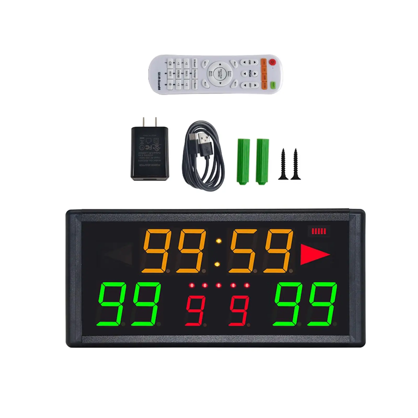 

Digital Scoreboard Volleyball LED Display Durable Remote Control Score Clock