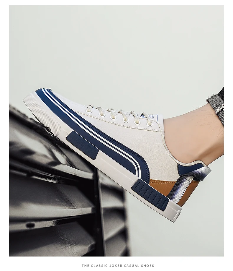 Scarpe da skate casual da uomo in pelle comode per tutti i giorni_voghion.com