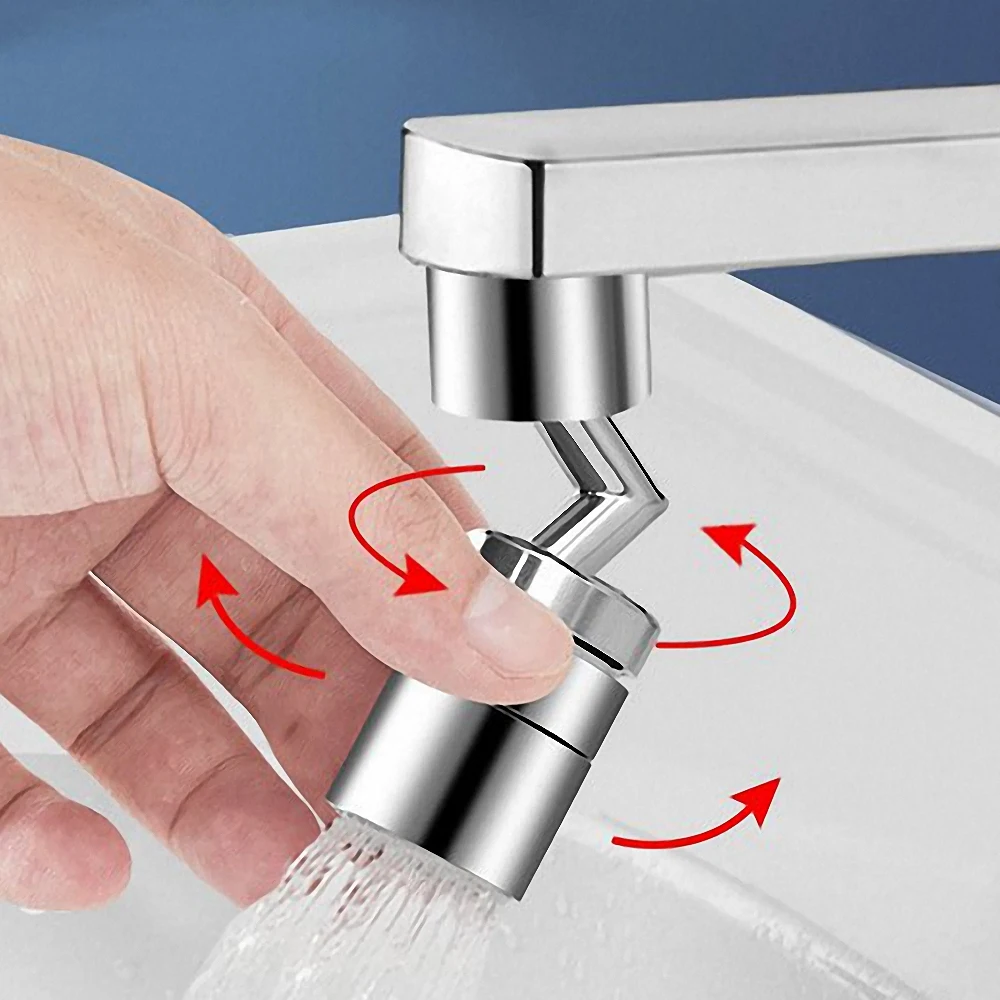 720/360 Degree Rotatable Tap Aerator Universal Splash-proof Filter Water Saving Faucet Sprayer Head Extender Adapter Nozzle