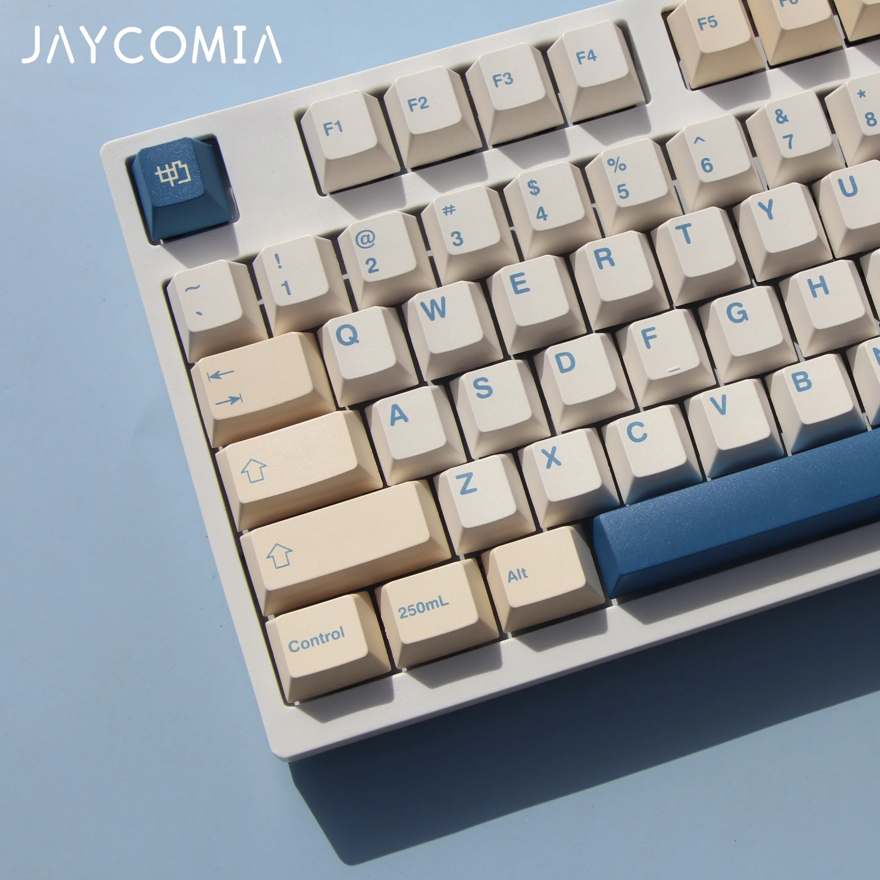 GMKSoymilkKeycapsPBTCherryProfile134KeysSetForMXSwitch