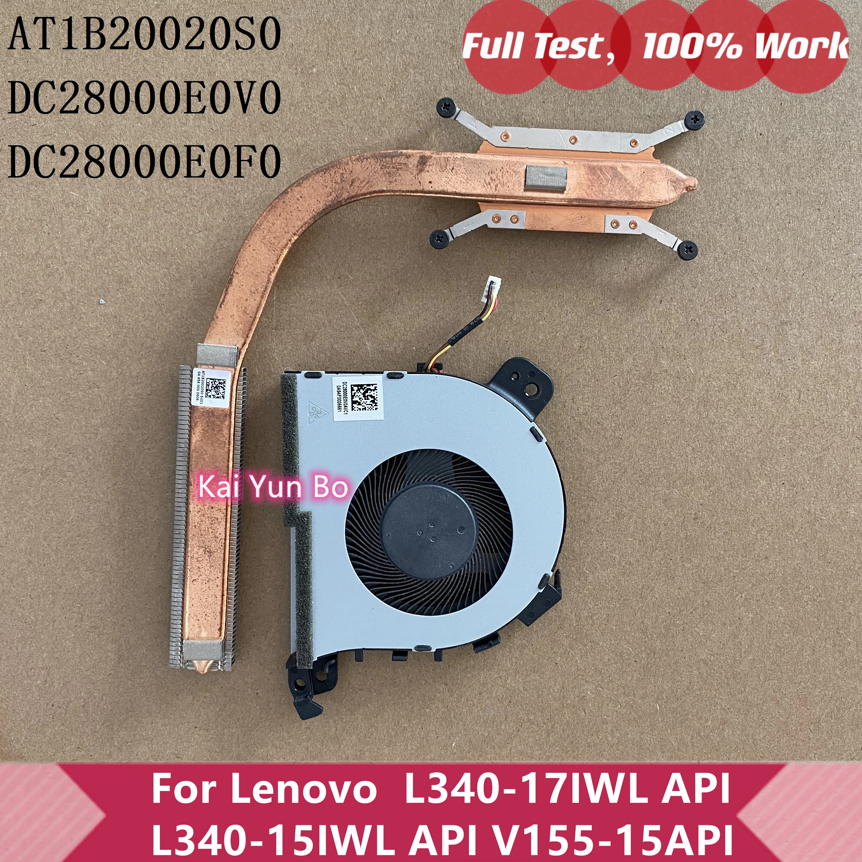 

Охлаждающий вентилятор ноутбука CPU или нагреватель Lenovo Ideapad L340-17IWL L340-15IWL API V155-15API L340-17API DC28000E0V0 F0 AT1B20020S0