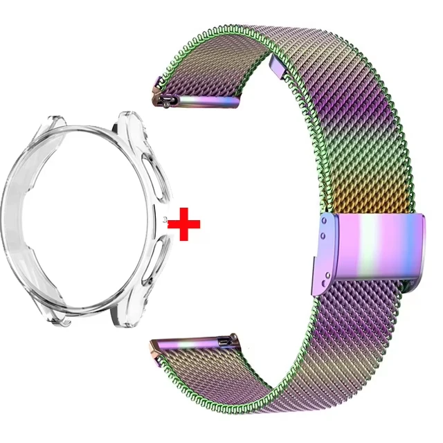 Premium Steel Mesh Milanese Loop Band with Protective Case