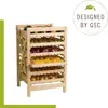Company Orchard Garden Harvest Rack, Sturdy 6 Drawer Wooden Vegetable & Fruit Storage Cabinet Kitchen Organizer | For 5