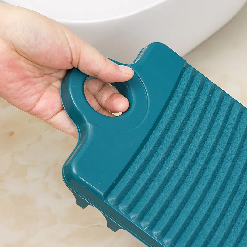 Non-Slip Hand Wash Plastics Washboard Portable Laundry Board Trough Household Clothes Cleaning Tool 1pc