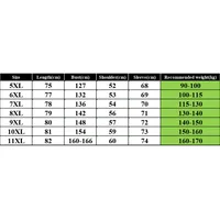 170KG Autumn Winter Jackets 11XL 10XL 9XL 8XL Bust 166cm Men Jackets 2