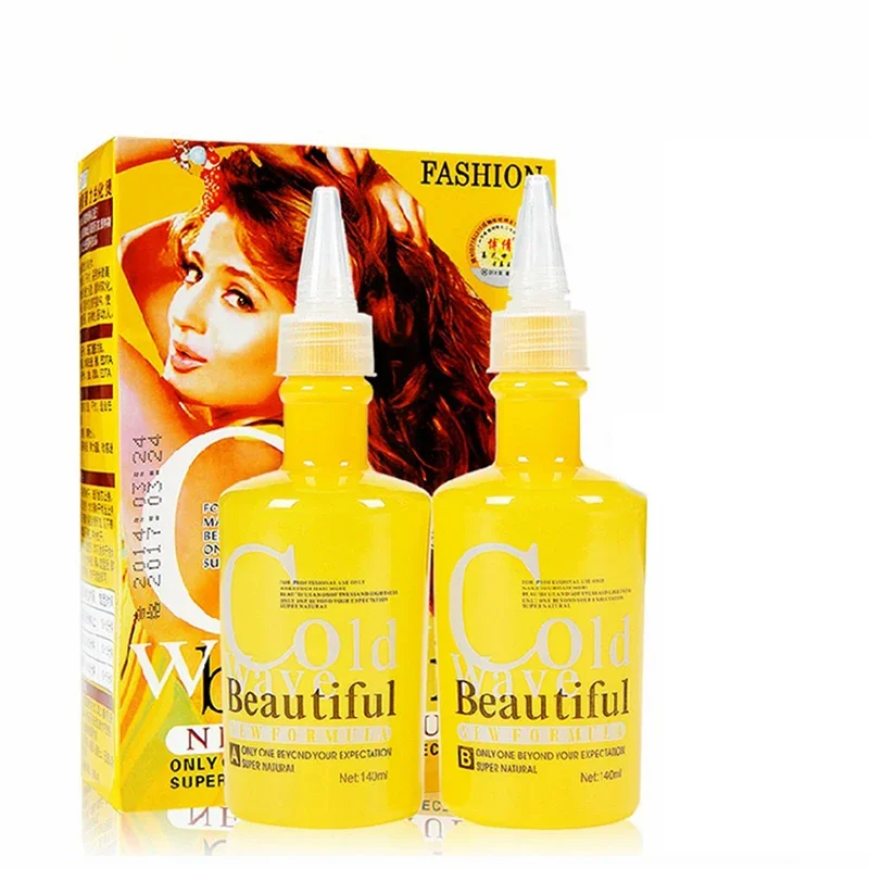 140ML Permanent Perm Cream Liquid Curly Cold Wave Hair Lotion Not Hurt Perming Water Wavy Hair Pear Head Texture