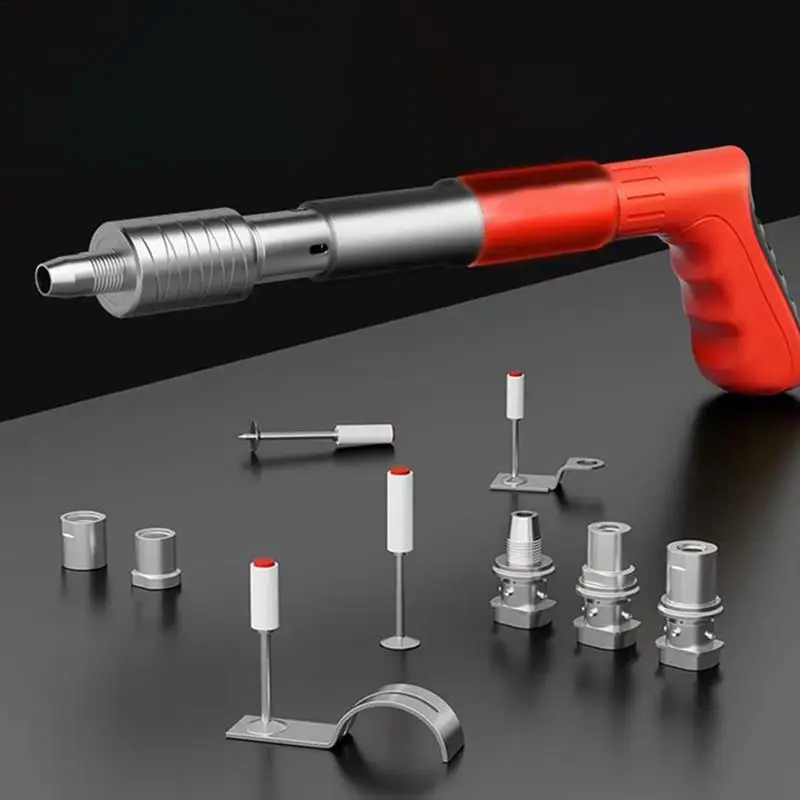 Air Power Pin Nailer Cement Wall Nailer 5 Gears Manual Nail Machine Nail Wall Fastening Tool For Red Brick Walls Concrete Walls 3