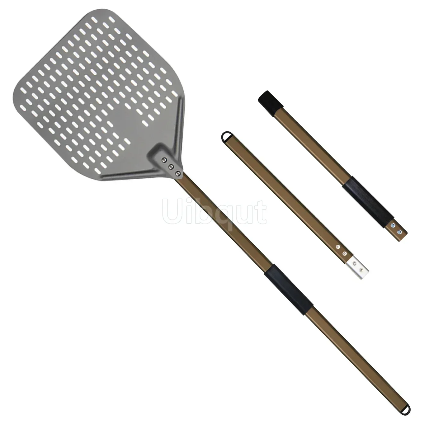 12 14 inch Big long Aluminum Pizza Peel With Long Handle Accessorie Pizza Paddle Spatula Nonstick Round Pan Baking turner pizza peel