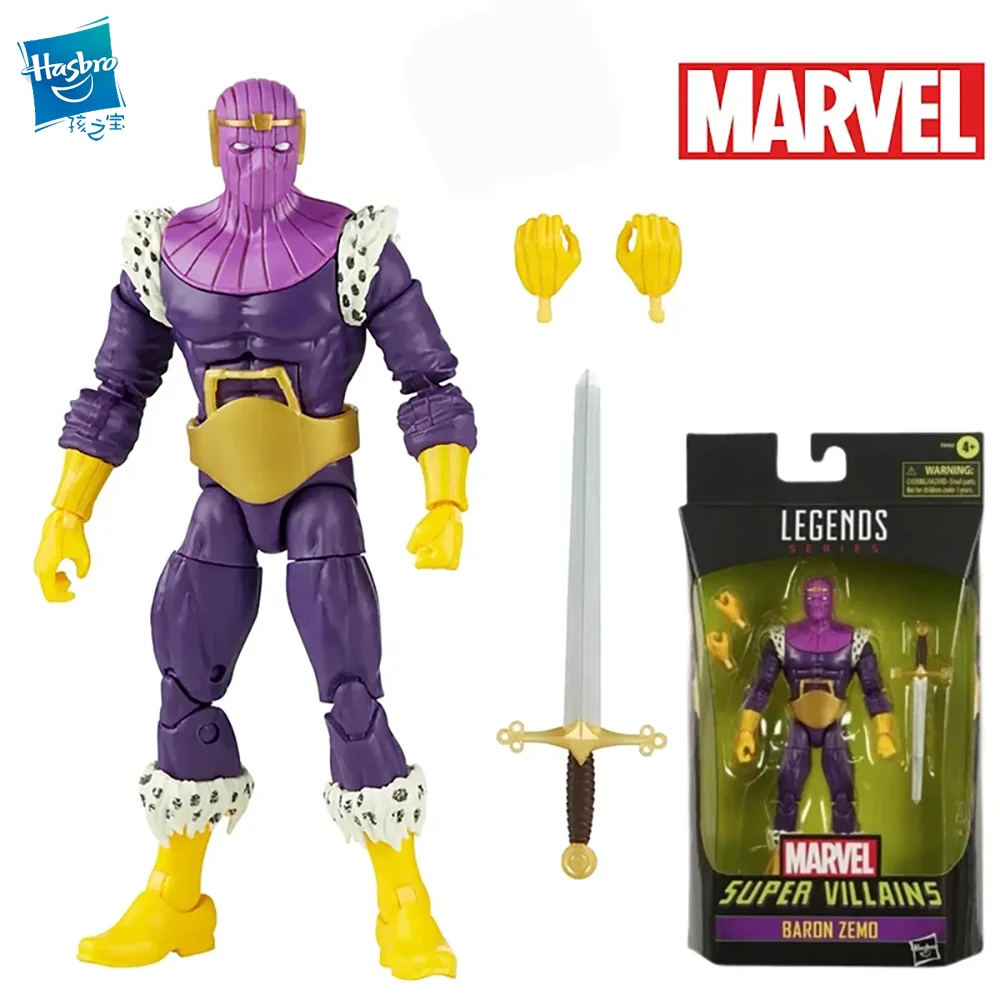 

Hasbro Marvel Legends Series Super Villains Comics Baron Zemo 6 Inches 16Cm Action Figure Children's Toy Gifts Collect Toys