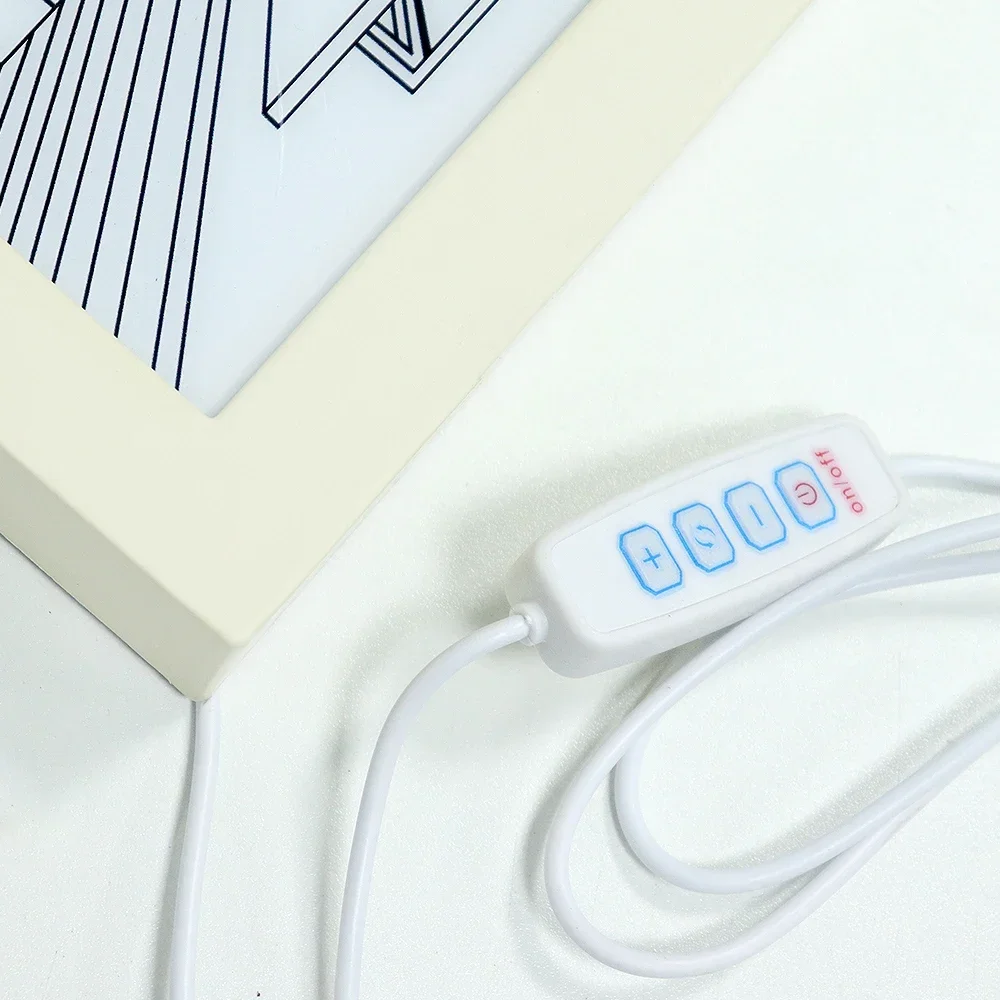 COOINJOY 장식 LED 조명 그림 USB 플러그 디밍 벽 예술 작품 테이블 램프 실내 햇빛 창문 나무 사진 야간 조명