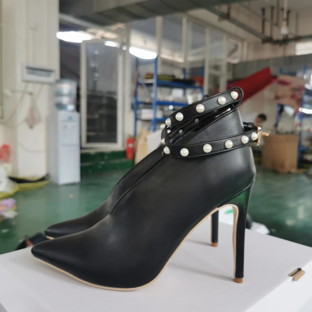 

SHOFOO shoes Fashionable women's shoes. Pointed toe pumps. About 11cm heel height. Black. Fashion show wedding banquet shoes.