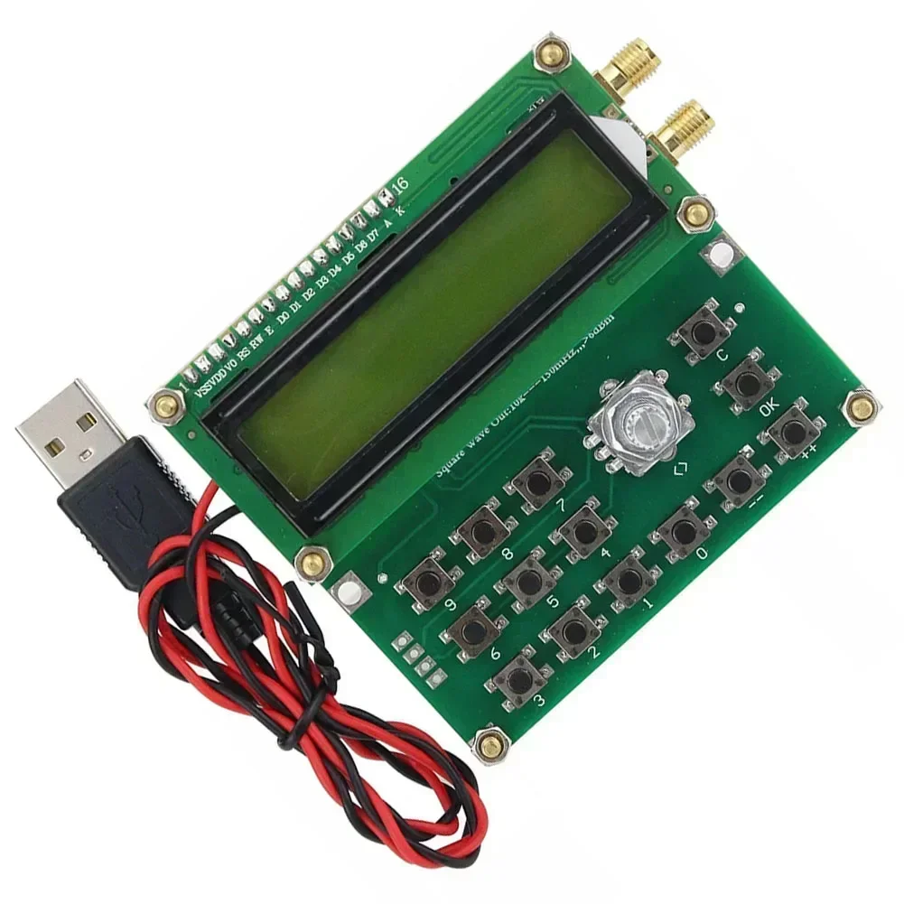 Green Si5351 2VFO 150 Signal Generator with 60mA Supply Current 2 CH Signal Source VFO 5351A V1 03 Square Wave signal generator
