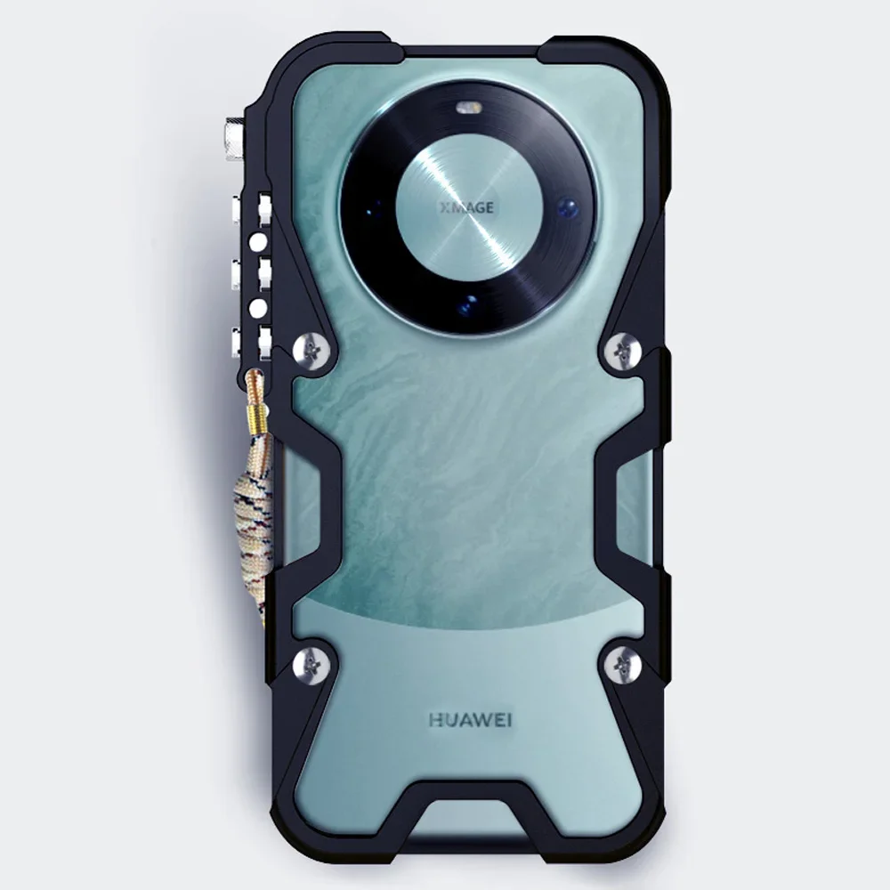 

Алюминиевые металлические чехлы с рамкой для Huawei Mate60 Mate 60 Pro RS Plus Pro + чехол-бампер, противоударный чехол, оболочка