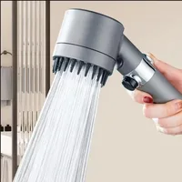 Three Speed Adjustment Bathroom Supplies Head Massage Portable Shower Filter Showers for Bathroom Accessories Showerhead Items 5