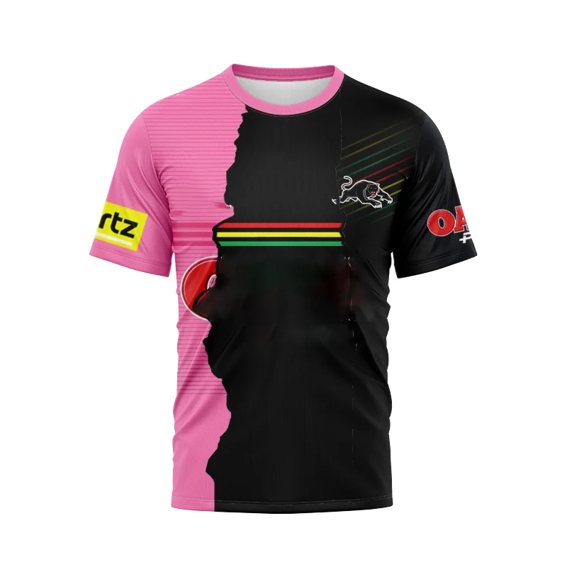 Black Panthers Men's ANZAC/Home and Away/Legion/Indigenous/Training Clothing/High Quality Home and Away
