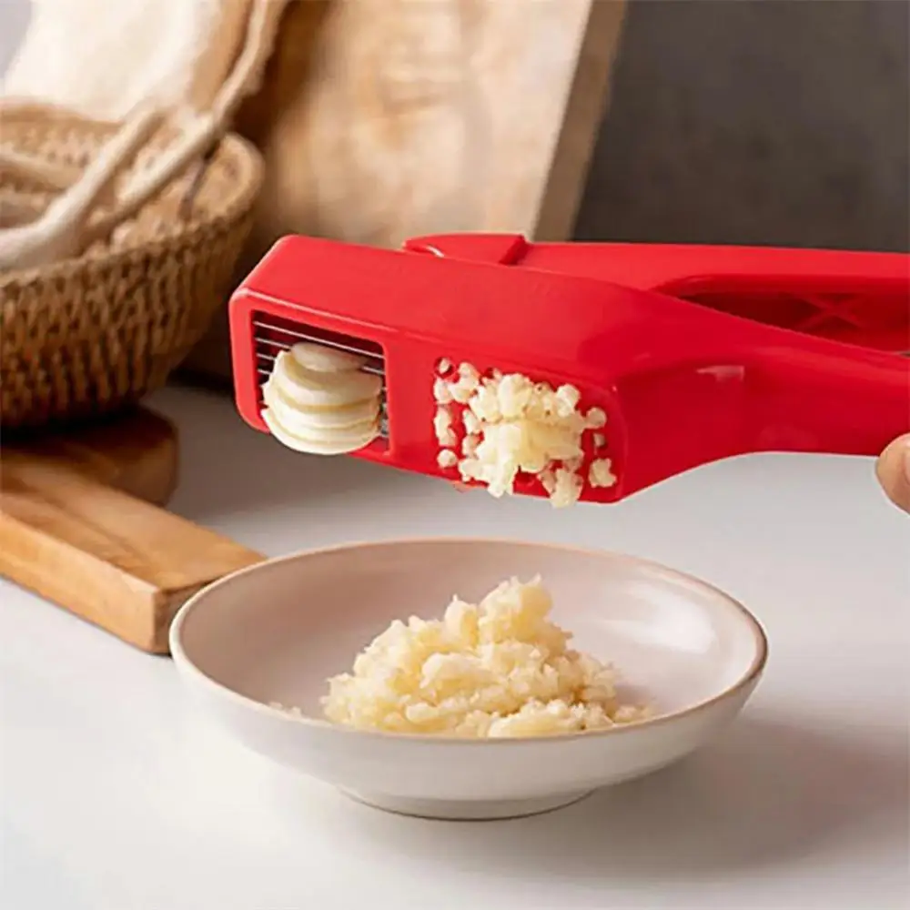 GarlicCrusherMultiFunctionalPlasticManual2in1GarlicPeeler