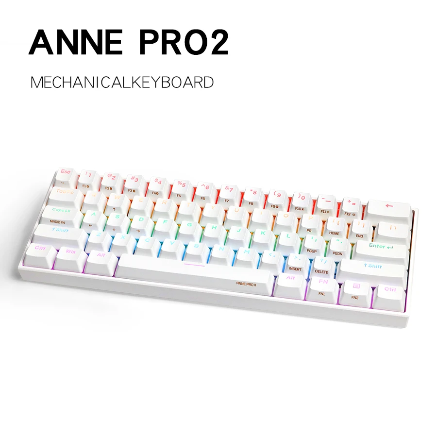 Anne Pro 2 silver switch Best 60% Mechanical Keyboards - 2025