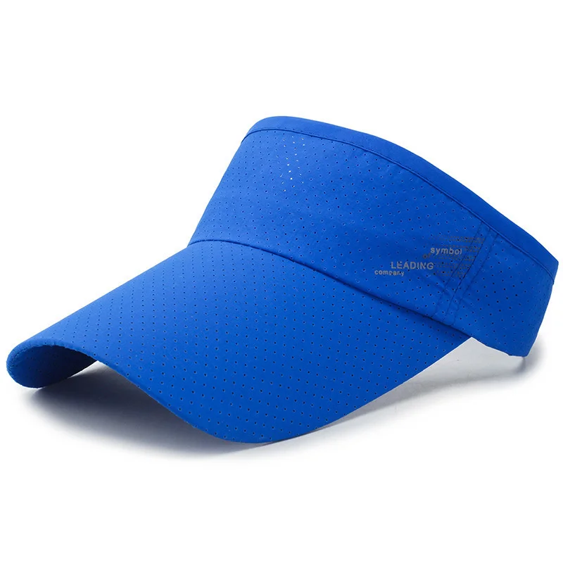  - Air Top Hats Summer Breathable Men Women Adjustable Visor Headless Solid Outdoor Sports Tennis Golf Running Top Empty Sun Cap