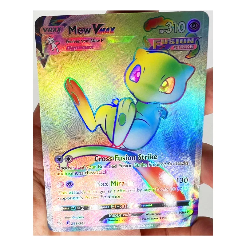 

Pokemon Vmax Charizard Mew Eevee Umbreon Sylveon Paper Card DIY Toys Hobbies Hobby Collectibles Game Collection Anime Cards