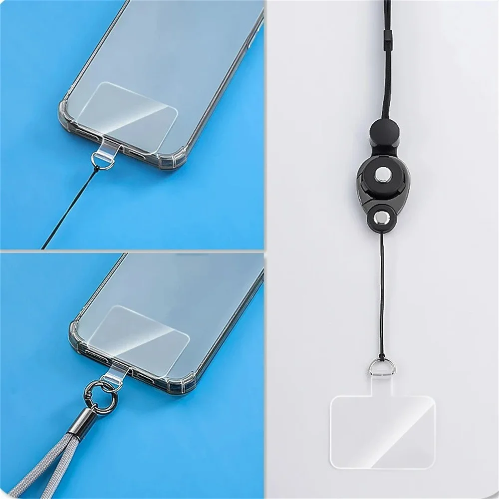 10 Ciondoli Per Cellulare Con Clip - Patch Trasparenti Per Fissare Cinghie, Compatibili Con IPhone E Smartphone - Foto 4