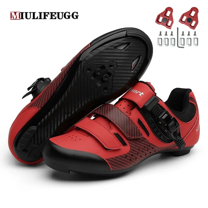 MTB Cycling Shoes Men Mountain Footwear Racing Road Bicycle Flat Clit Sneaker Cleat Women Dirt Speed Route Bike Biking Spd
