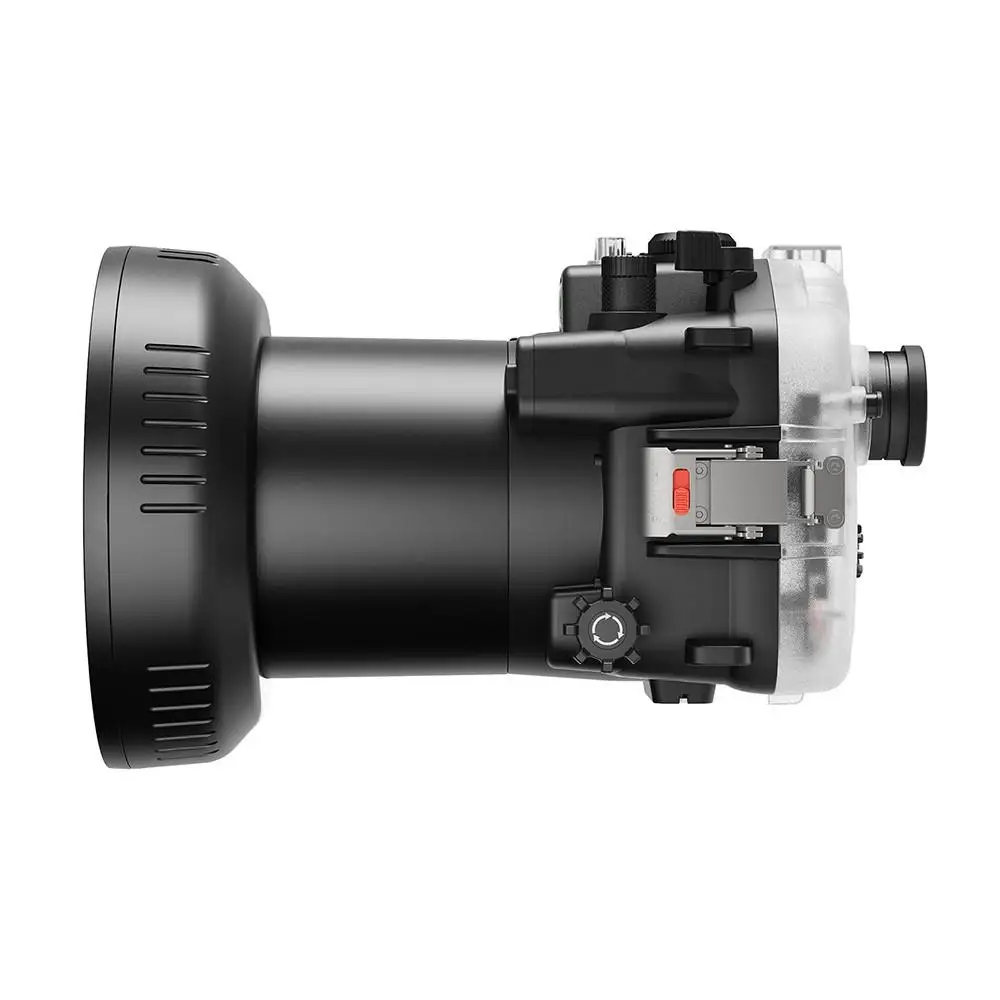 Seafrogs 40M/130FT Underwater Camera Housing For Canon EOS R6 II with Flat Port
