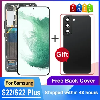 AMOLED dinamico per Samsung S22 5G SM-S901 SM-S901B/DS LCD Touch Screen S22 + 5G S22 Plus 5G Display SM-S906 SM-S906B/DS