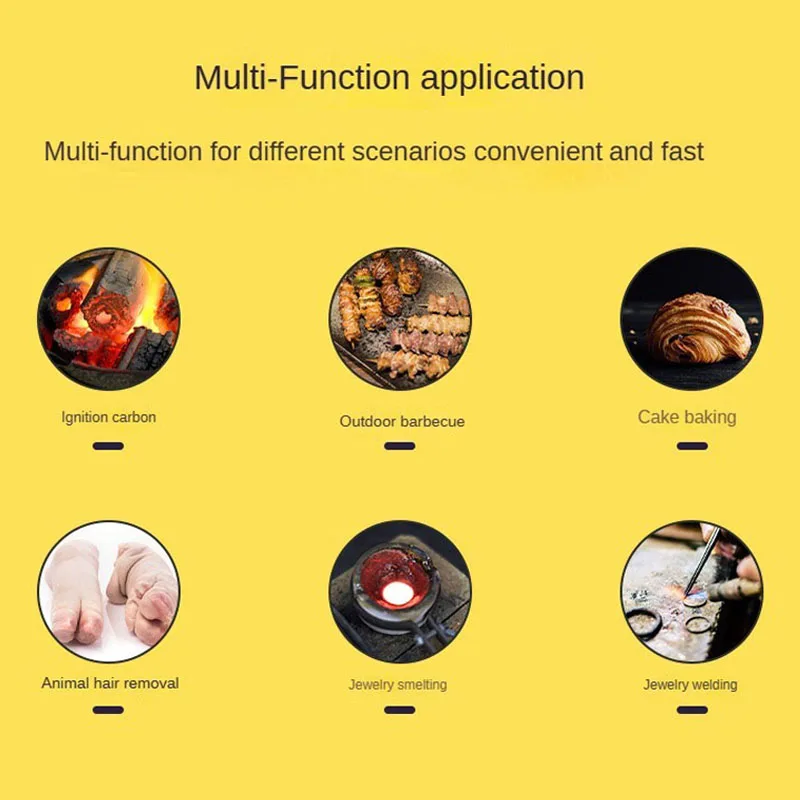 Portable Flame Torch Burner – Multifunctional Cooking & Heating Tool 6