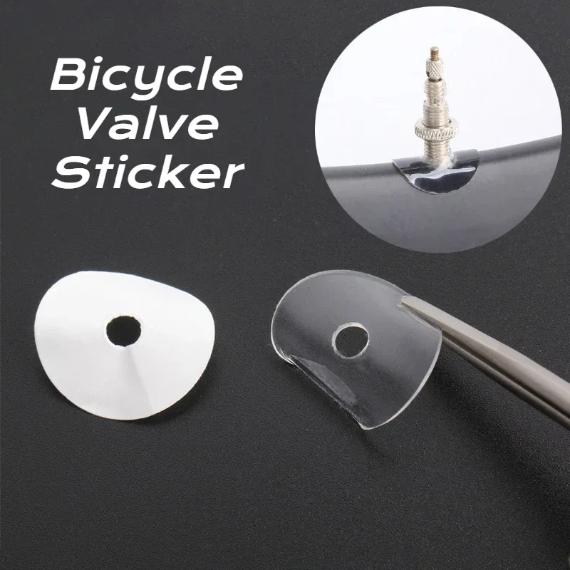 10PCS Bicycle Valve Sticker Mountain Road French Valve Gas Nozzle Sticker Core Gasket Fixed Bicycle Accessories