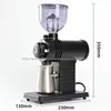 Electric Coffee Grinder (220V-240V) / flat Titanium burr 78mm / 10 steps can be set (White) (Black)(Yellow) 6