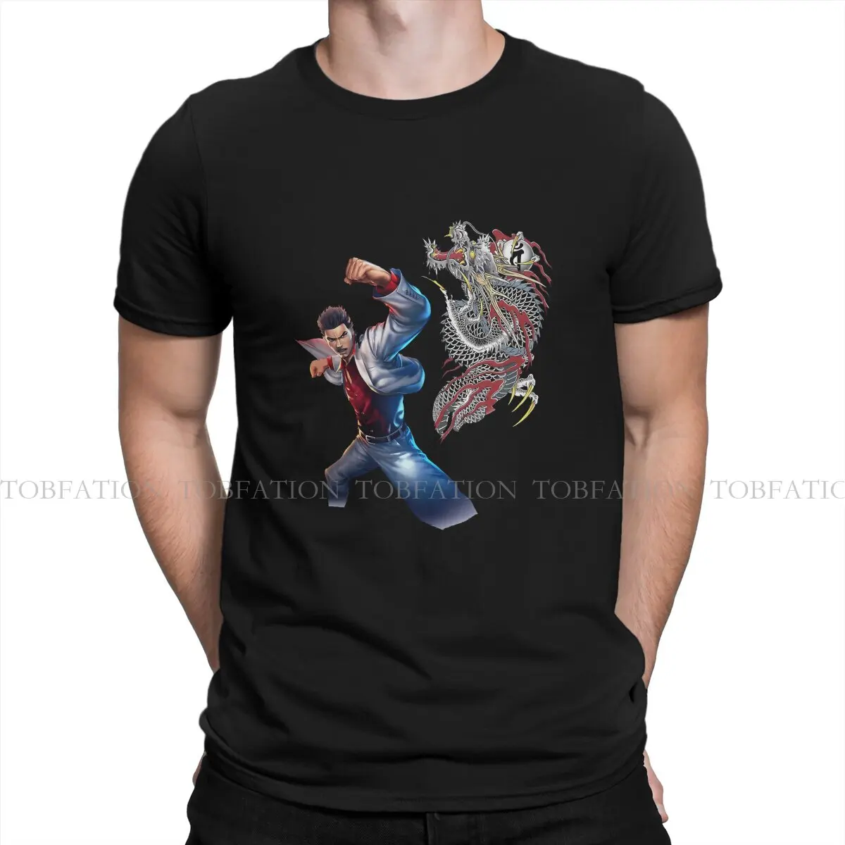 Dragon Unique Tshirt Yakuza Kiwami Dragon Comoda Maglietta Grafica Hip Hop Manica Corta Ofertas