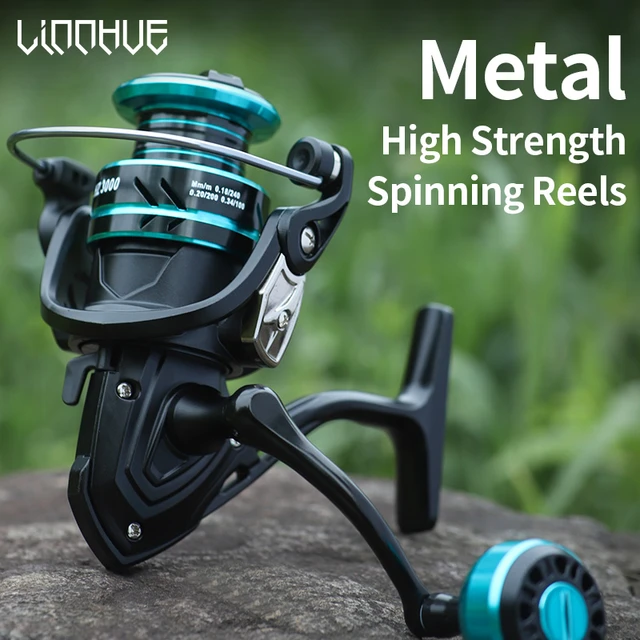 LINNHUE Fishing Reel HZ1000-7000 Max Drag 10kg Metal Spool Grip Spinning  Reel For Carp Reel Fishing Accessories Pesca Bass Fish - AliExpress