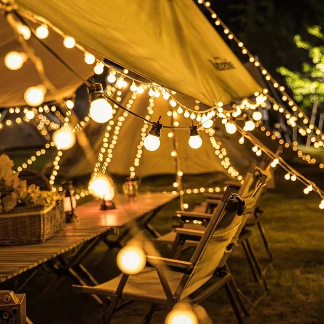 Tent String Lights Waterproof Outdoor Camping Led Light Strip Warm White  Lamp Impermeable Flexible Neon Strips Lantern Lights - Outdoor Tools -  AliExpress