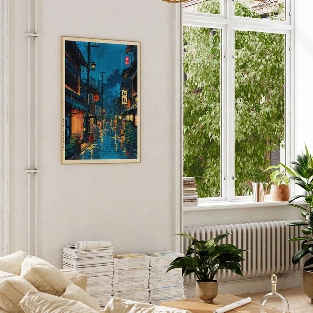 Tokyo Teahouse Anime Canvas Print 3