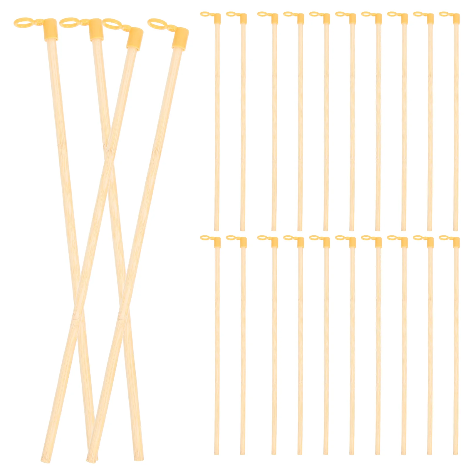 

35 Pcs Lanterns Handle Stick Wood Lanternss Sticks Bulk Electronics Kit Wooden Handles Making Materials Paper Pole