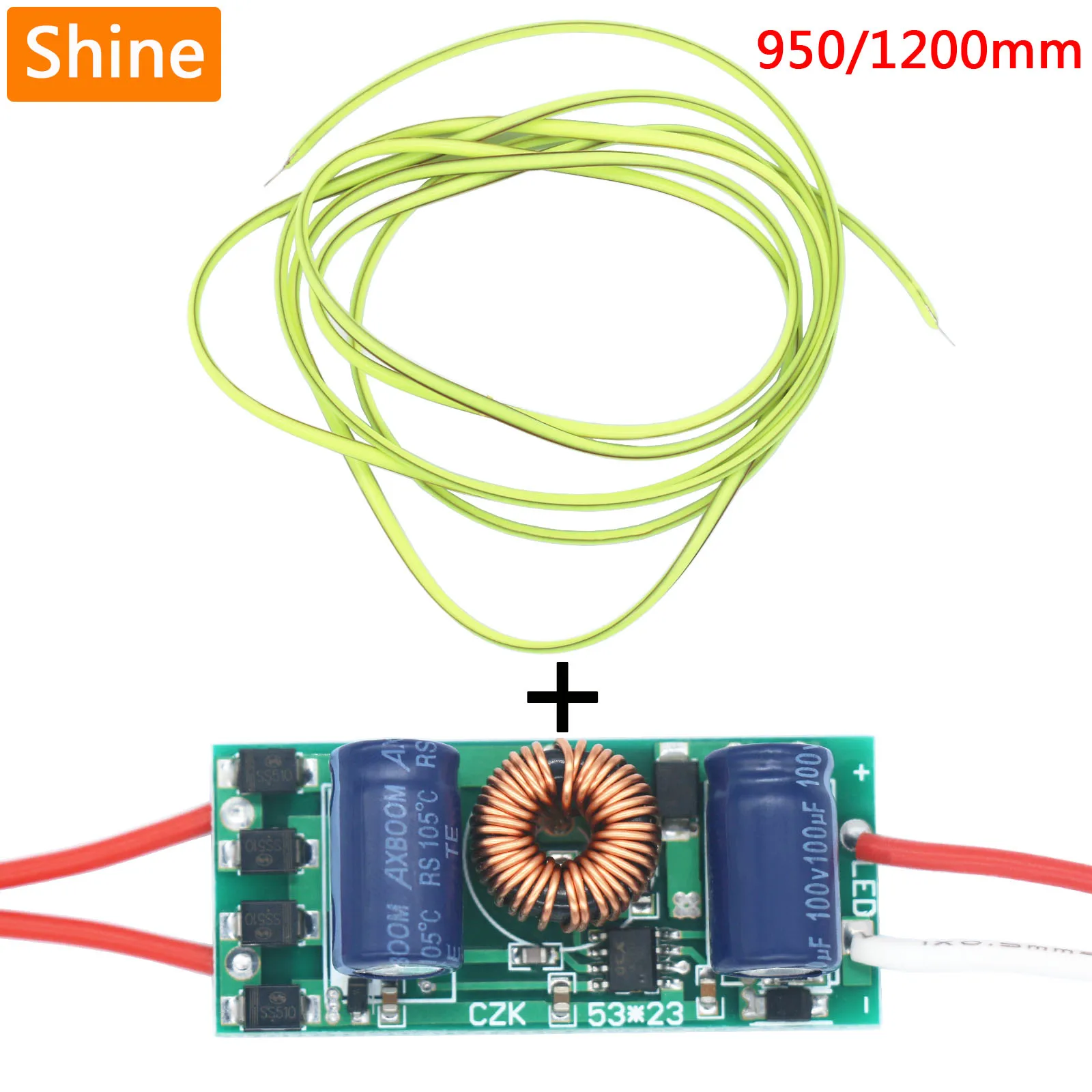 A Set of DC22V 950mm 1200mm LED COB Flexible Filament Diodes With LED